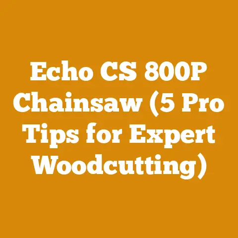 Echo CS 800P Chainsaw (5 Pro Tips for Expert Woodcutting)