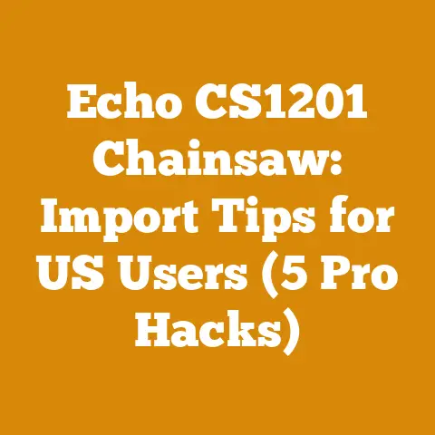Echo CS1201 Chainsaw: Import Tips for US Users (5 Pro Hacks)