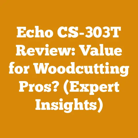 Echo CS-303T Review: Value for Woodcutting Pros? (Expert Insights)
