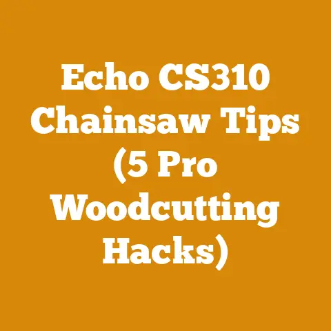 Echo CS310 Chainsaw Tips (5 Pro Woodcutting Hacks)