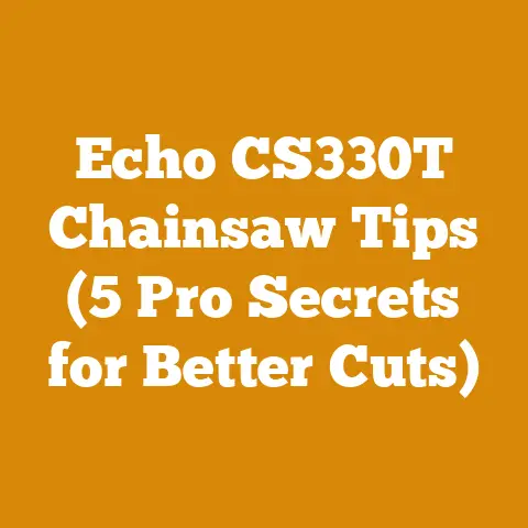 Echo CS330T Chainsaw Tips (5 Pro Secrets for Better Cuts)