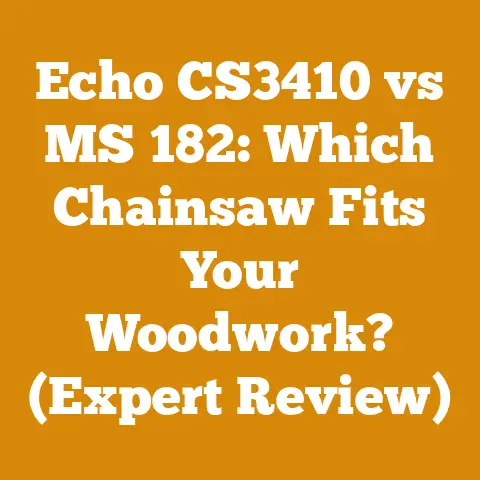 Echo CS3410 vs MS 182: Which Chainsaw Fits Your Woodwork? (Expert Review)