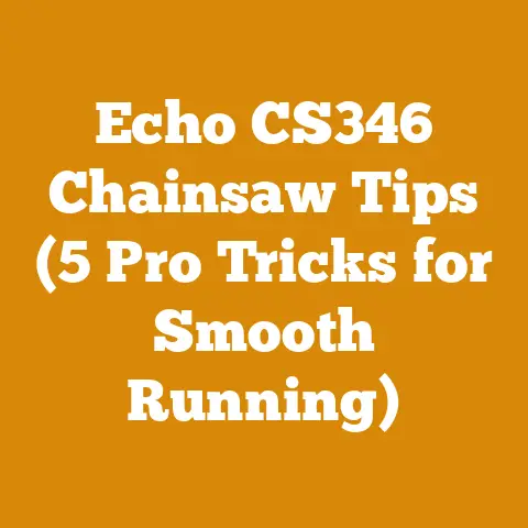 Echo CS346 Chainsaw Tips (5 Pro Tricks for Smooth Running)
