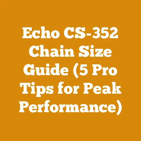 Echo CS-352 Chain Size Guide (5 Pro Tips for Peak Performance)