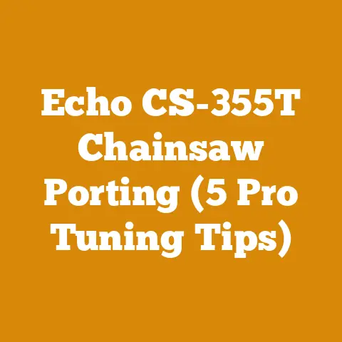 Echo CS-355T Chainsaw Porting (5 Pro Tuning Tips)
