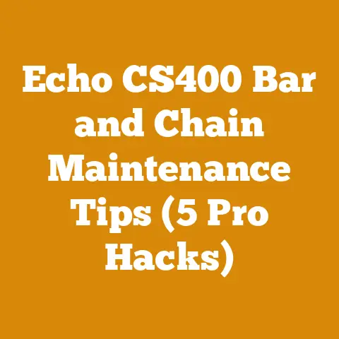 Echo CS400 Bar and Chain Maintenance Tips (5 Pro Hacks)