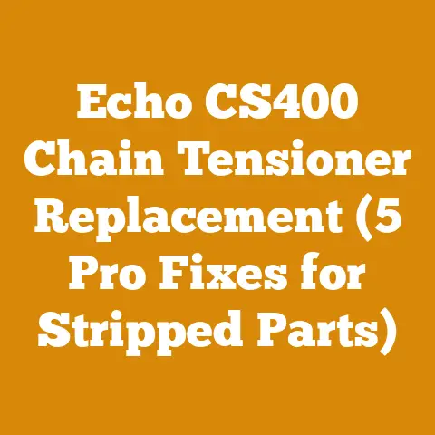 Echo CS400 Chain Tensioner Replacement (5 Pro Fixes for Stripped Parts)