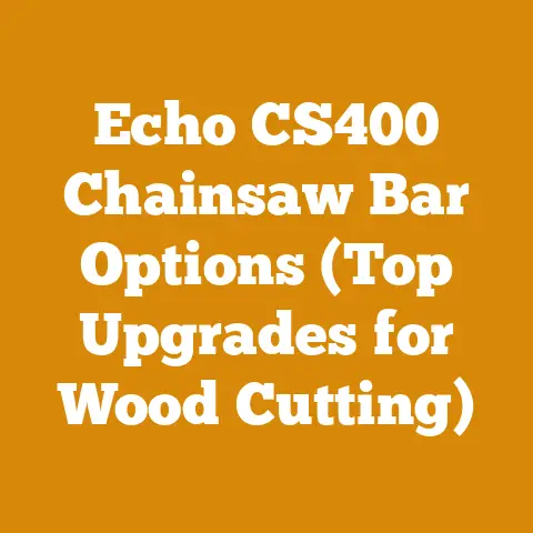 Echo CS400 Chainsaw Bar Options (Top Upgrades for Wood Cutting)