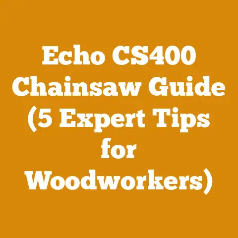 Echo CS400 Chainsaw Guide (5 Expert Tips for Woodworkers)