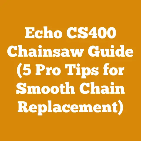 Echo CS400 Chainsaw Guide (5 Pro Tips for Smooth Chain Replacement)