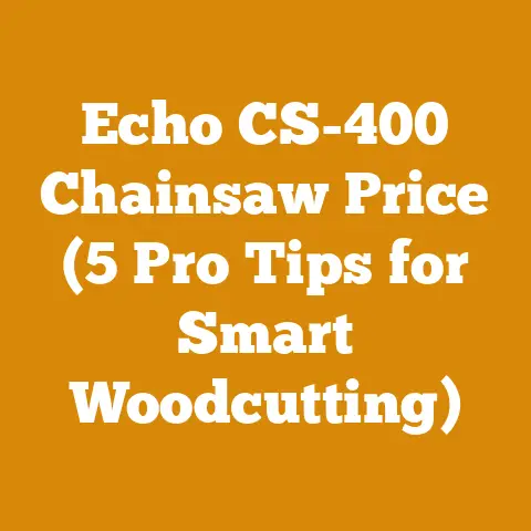 Echo CS-400 Chainsaw Price (5 Pro Tips for Smart Woodcutting)