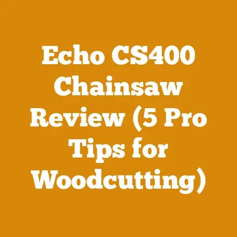 Echo CS400 Chainsaw Review (5 Pro Tips for Woodcutting)