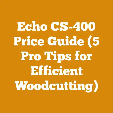 Echo CS-400 Price Guide (5 Pro Tips for Efficient Woodcutting)