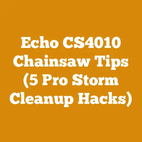 Echo CS4010 Chainsaw Tips (5 Pro Storm Cleanup Hacks)