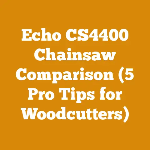 Echo CS4400 Chainsaw Comparison (5 Pro Tips for Woodcutters)