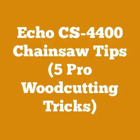 Echo CS-4400 Chainsaw Tips (5 Pro Woodcutting Tricks)