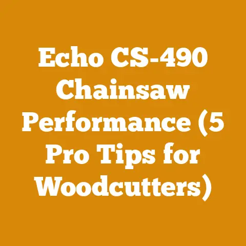 Echo CS-490 Chainsaw Performance (5 Pro Tips for Woodcutters)
