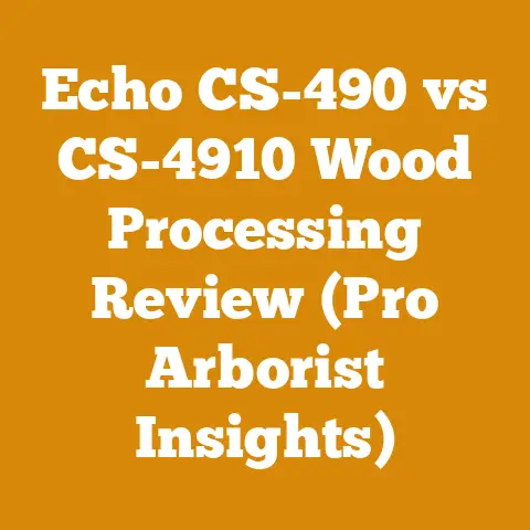 Echo CS-490 vs CS-4910 Wood Processing Review (Pro Arborist Insights)