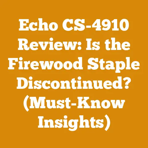 Echo CS-4910 Review: Is the Firewood Staple Discontinued? (Must-Know Insights)