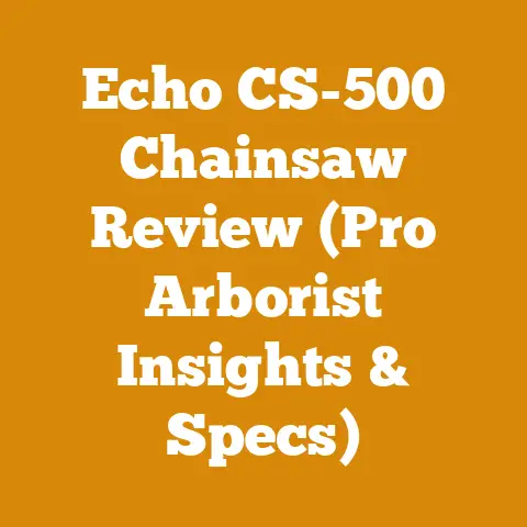 Echo CS-500 Chainsaw Review (Pro Arborist Insights & Specs)