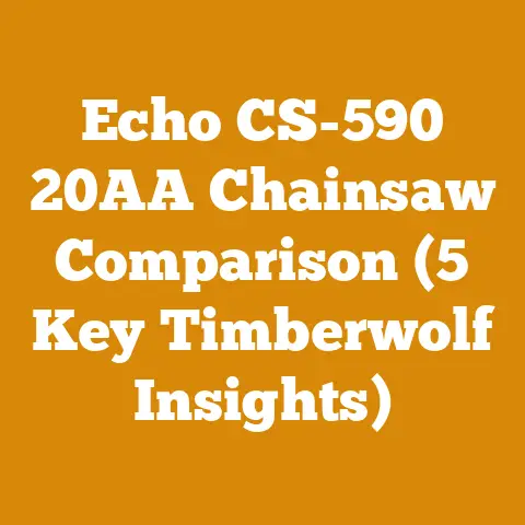 Echo CS-590 20AA Chainsaw Comparison (5 Key Timberwolf Insights)