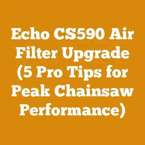 Echo CS590 Air Filter Upgrade (5 Pro Tips for Peak Chainsaw Performance)