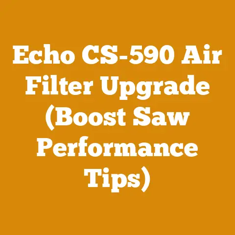 Echo CS-590 Air Filter Upgrade (Boost Saw Performance Tips)