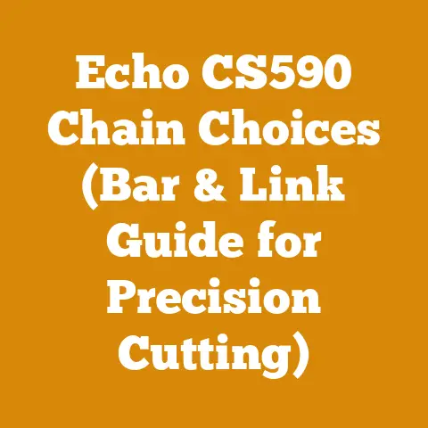 Echo CS590 Chain Choices (Bar & Link Guide for Precision Cutting)