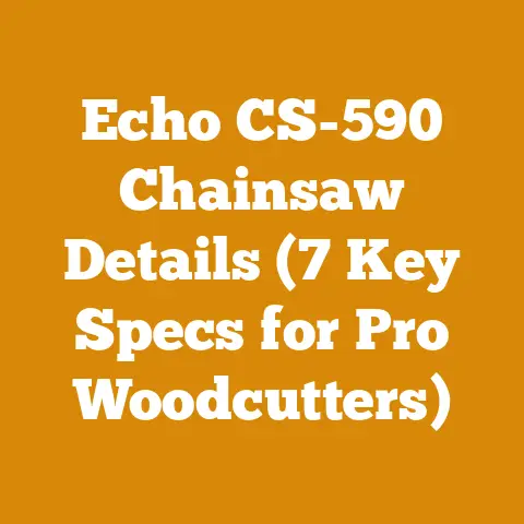 Echo CS-590 Chainsaw Details (7 Key Specs for Pro Woodcutters)