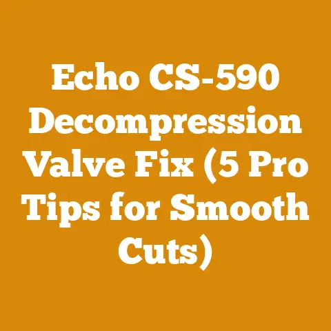 Echo CS-590 Decompression Valve Fix (5 Pro Tips for Smooth Cuts)