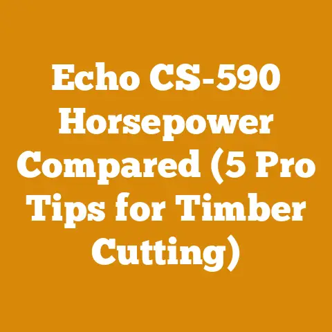 Echo CS-590 Horsepower Compared (5 Pro Tips for Timber Cutting)