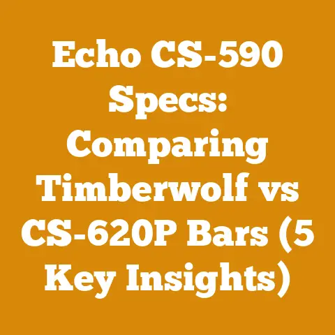 Echo CS-590 Specs: Comparing Timberwolf vs CS-620P Bars (5 Key Insights)