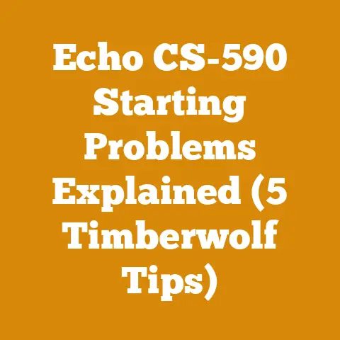 Echo CS-590 Starting Problems Explained (5 Timberwolf Tips)
