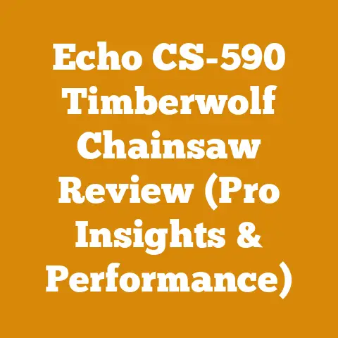 Echo CS-590 Timberwolf Chainsaw Review (Pro Insights & Performance)