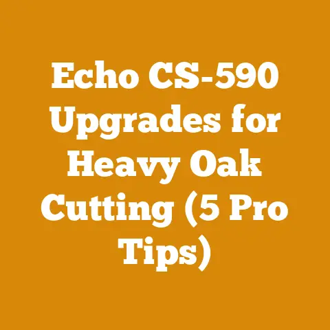 Echo CS-590 Upgrades for Heavy Oak Cutting (5 Pro Tips)