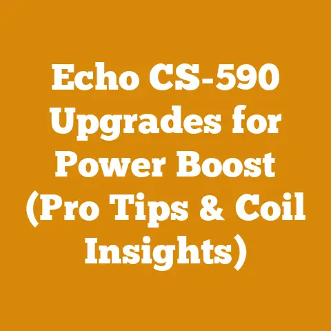 Echo CS-590 Upgrades for Power Boost (Pro Tips & Coil Insights)