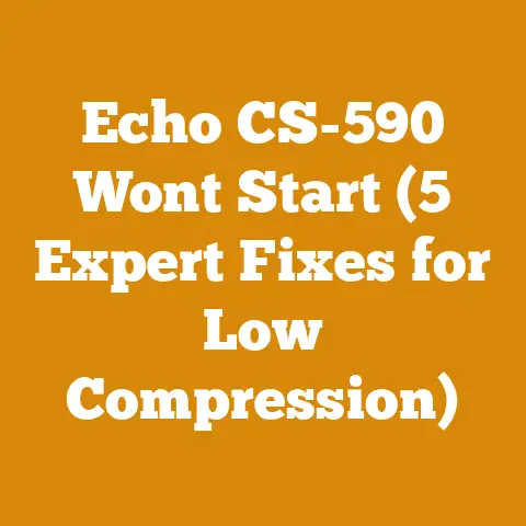 Echo CS-590 Wont Start (5 Expert Fixes for Low Compression)