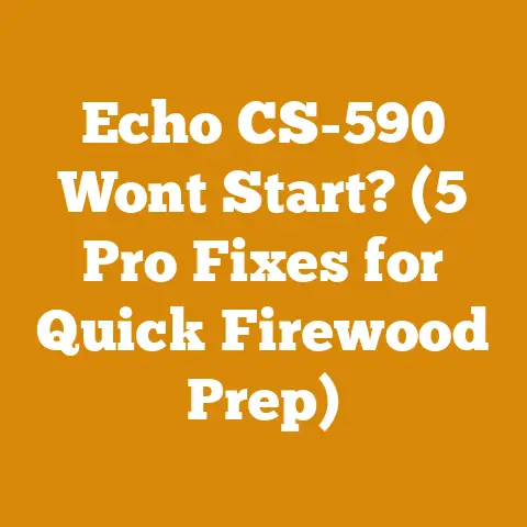 Echo CS-590 Wont Start? (5 Pro Fixes for Quick Firewood Prep)