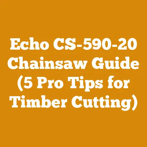 Echo CS-590-20 Chainsaw Guide (5 Pro Tips for Timber Cutting)