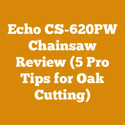 Echo CS-620PW Chainsaw Review (5 Pro Tips for Oak Cutting)