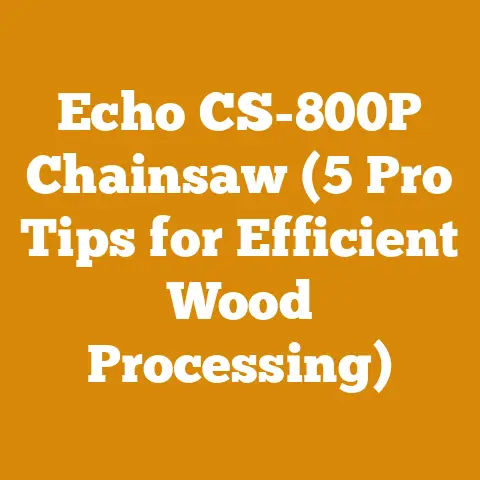 Echo CS-800P Chainsaw (5 Pro Tips for Efficient Wood Processing)