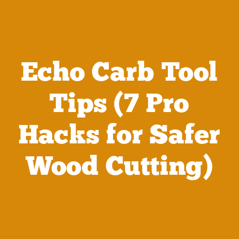 Echo Carb Tool Tips (7 Pro Hacks for Safer Wood Cutting)