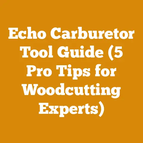 Echo Carburetor Tool Guide (5 Pro Tips for Woodcutting Experts)