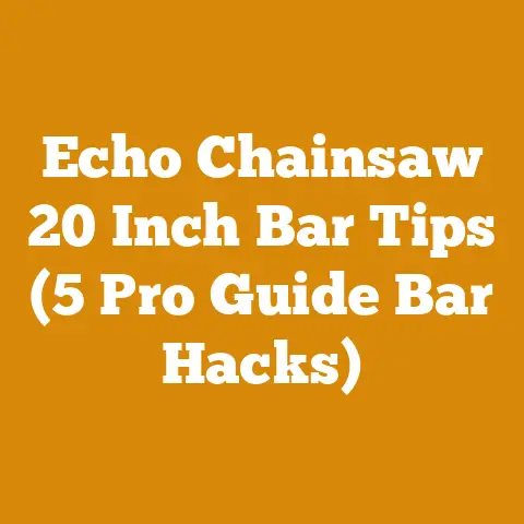 Echo Chainsaw 20 Inch Bar Tips (5 Pro Guide Bar Hacks)
