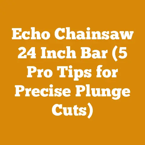 Echo Chainsaw 24 Inch Bar (5 Pro Tips for Precise Plunge Cuts)