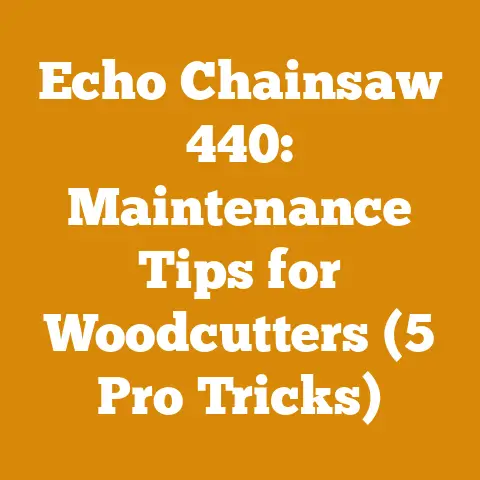 Echo Chainsaw 440: Maintenance Tips for Woodcutters (5 Pro Tricks)
