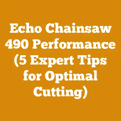 Echo Chainsaw 490 Performance (5 Expert Tips for Optimal Cutting)