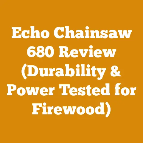 Echo Chainsaw 680 Review (Durability & Power Tested for Firewood)