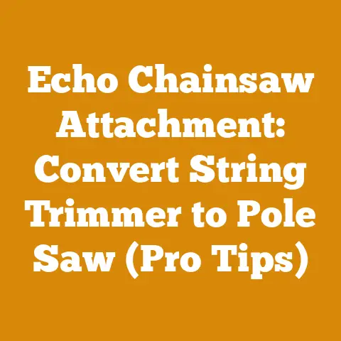 Echo Chainsaw Attachment: Convert String Trimmer to Pole Saw (Pro Tips)