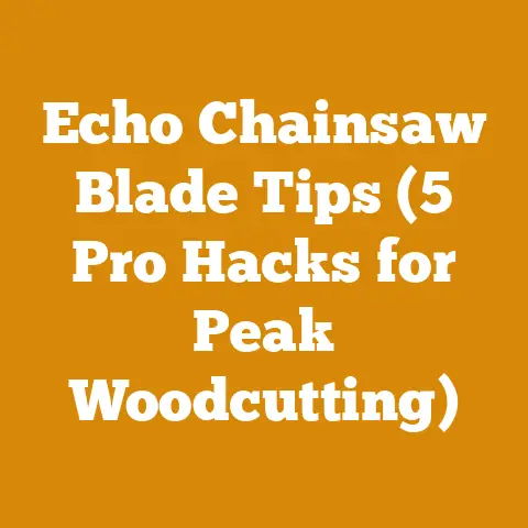 Echo Chainsaw Blade Tips (5 Pro Hacks for Peak Woodcutting)